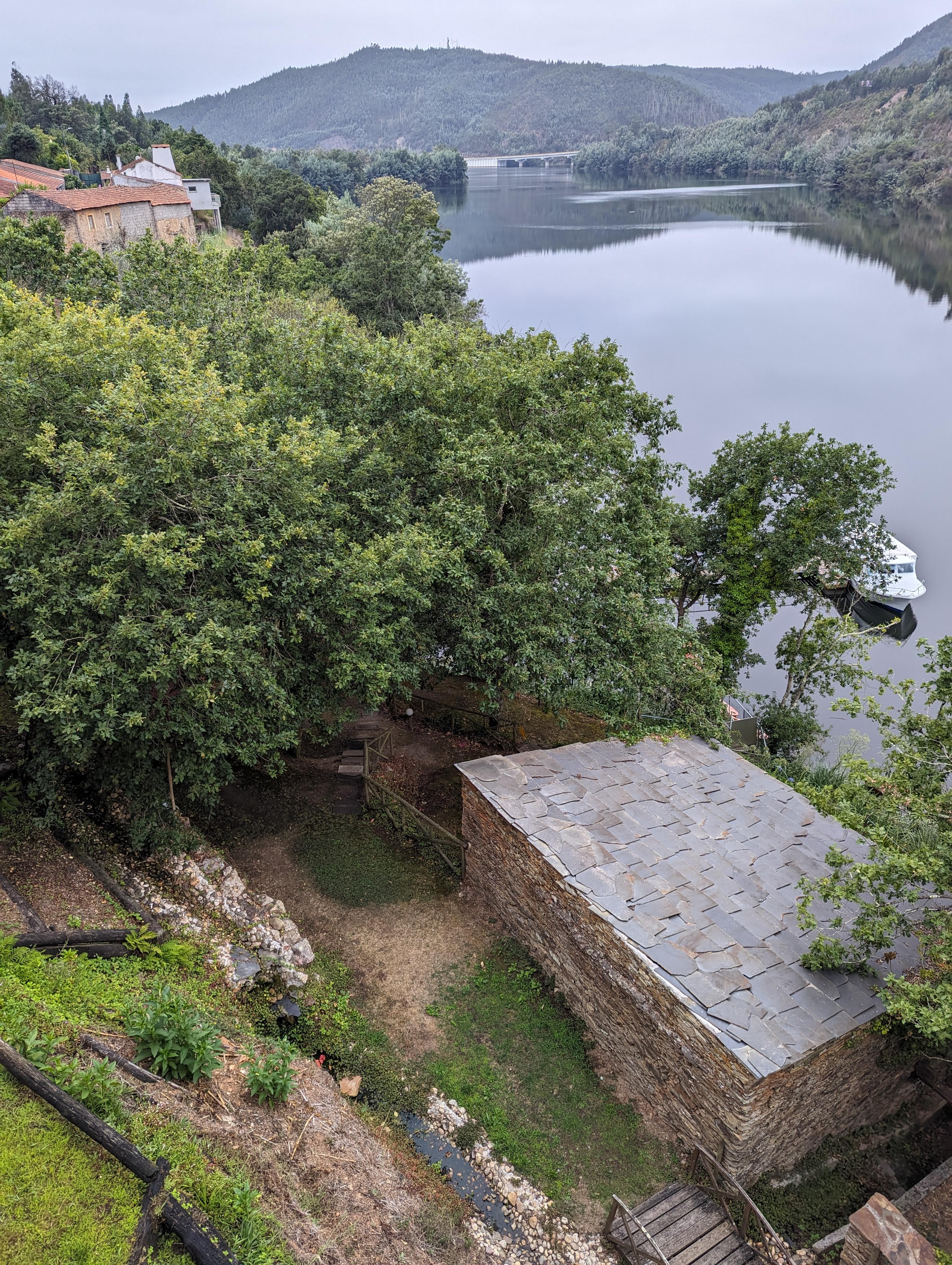 View from the side deck