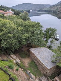 View from the side deck