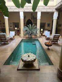 Courtyard and pool area