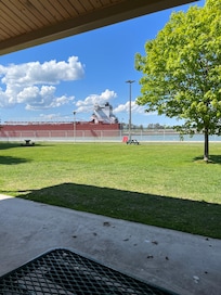 While waiting for my room went down to local park