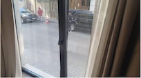 right on the street .
