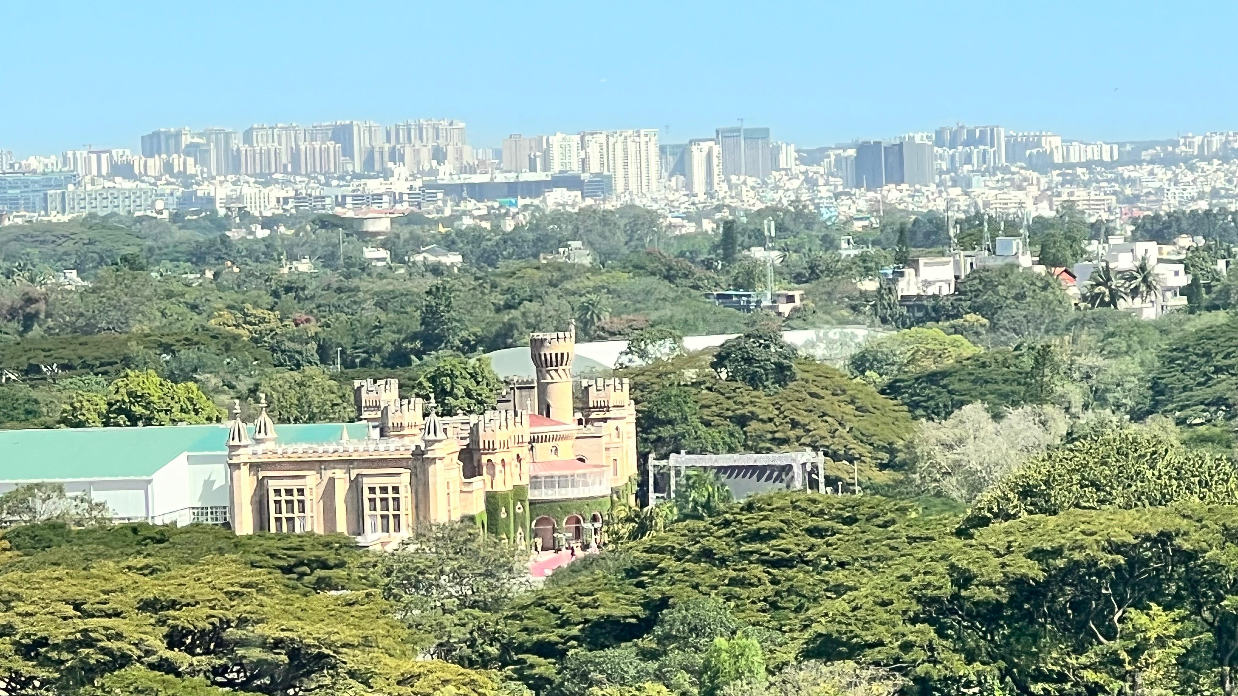 View of Bengaluru palace from room