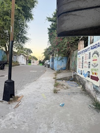 Distância da suíte para a praia!