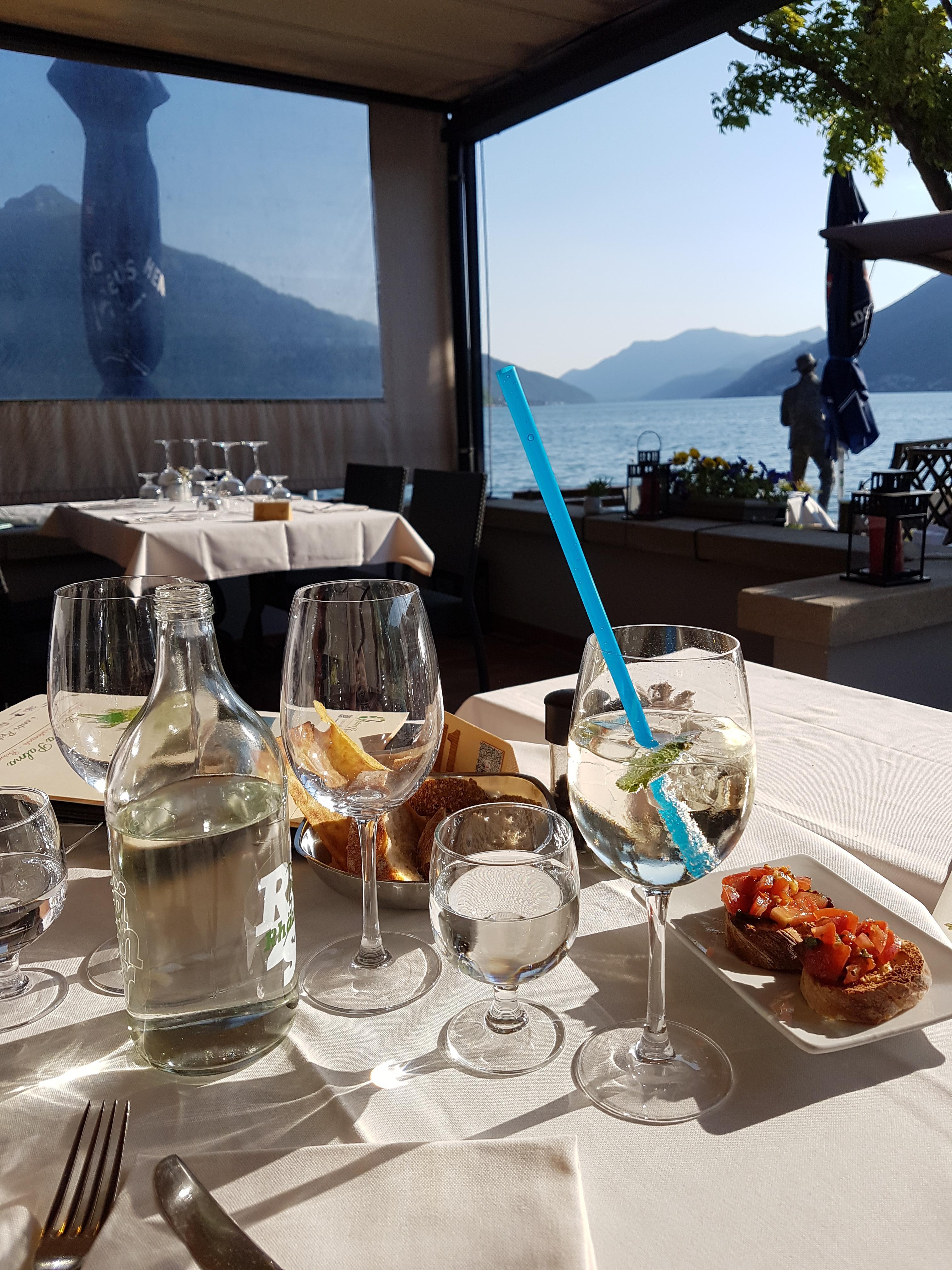 Abendessen im Ristorante La Palma