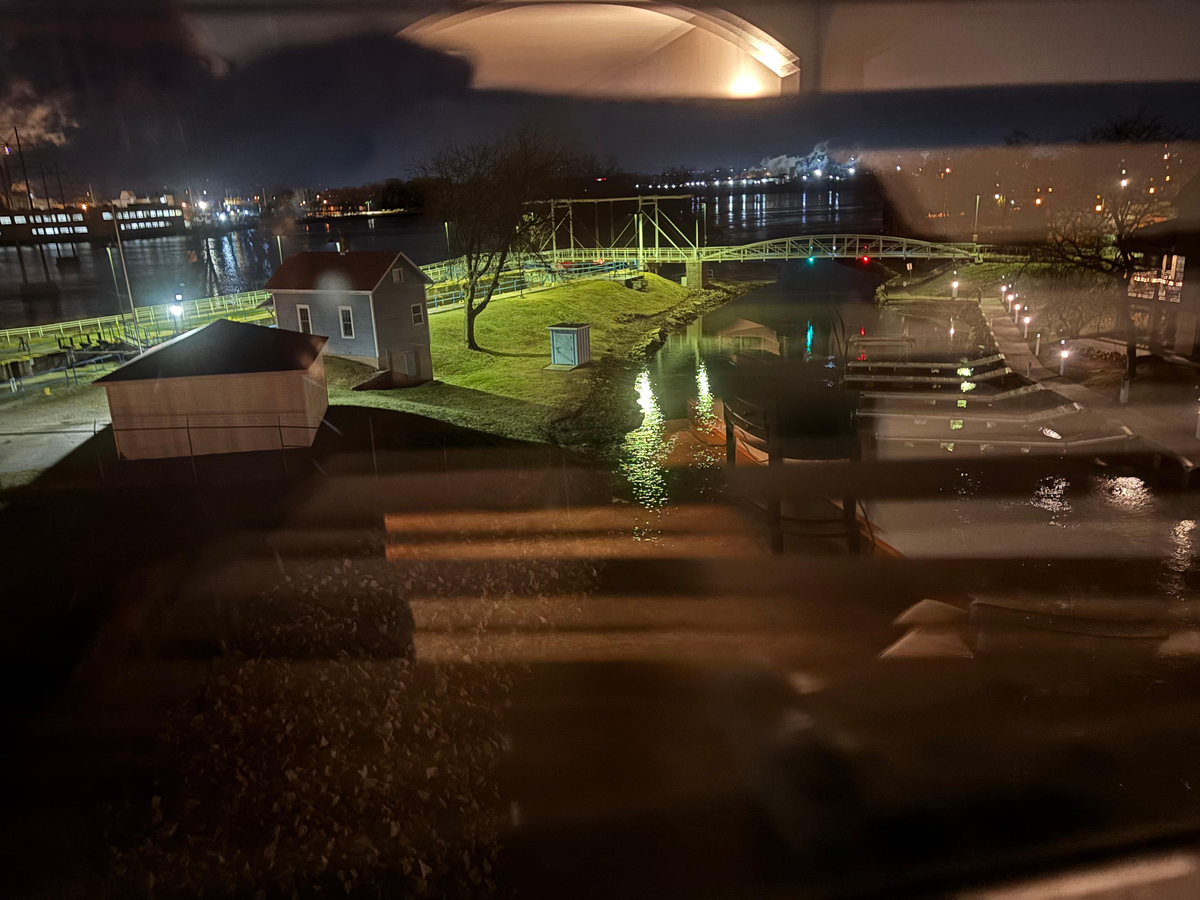 Looking onto the Locks on the Fox 