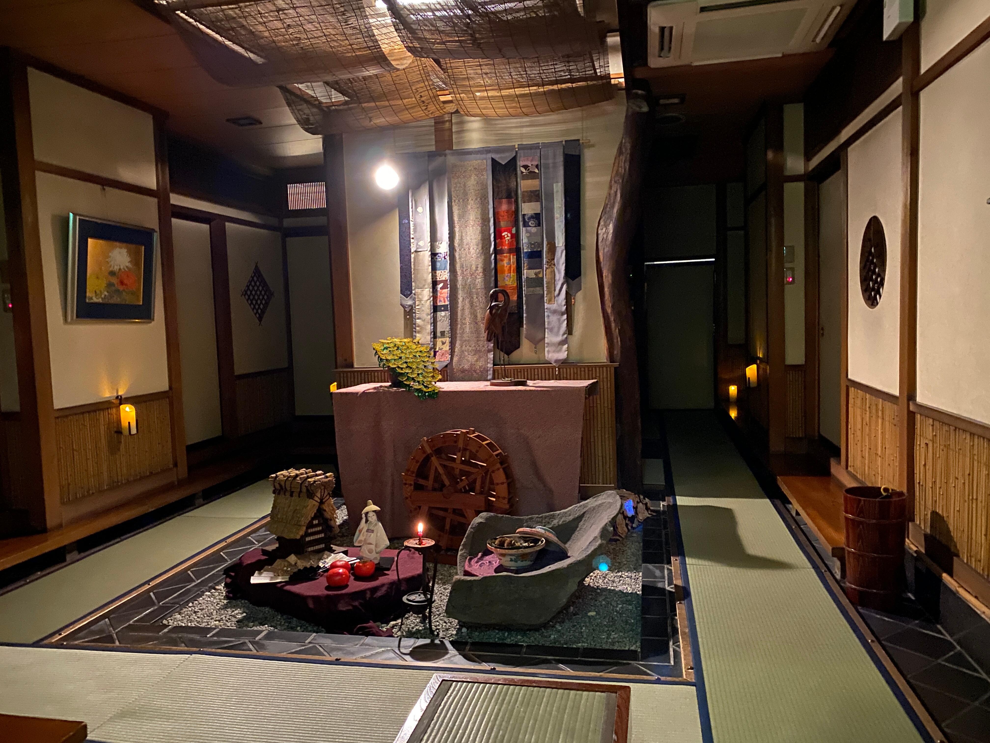 食事処の飾り 付け