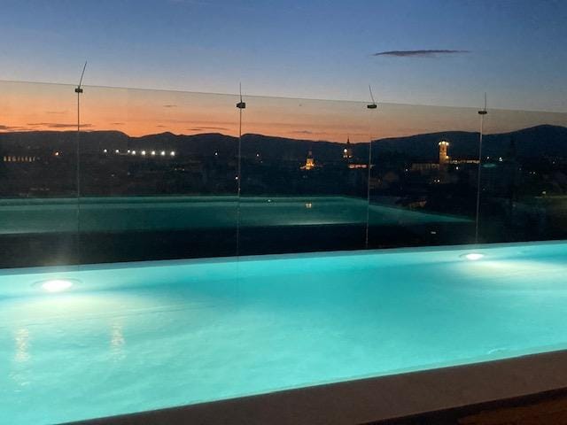 Foto desde la azotea del hotel. 
