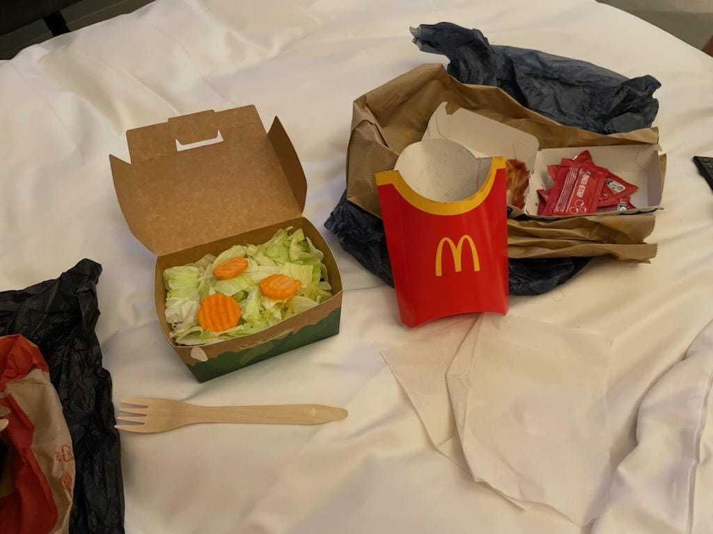 This is what the restaurant could suggest.