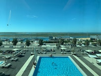 Vista panorâmica do elevador