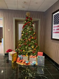 Sapin de Noël de l’hôtel