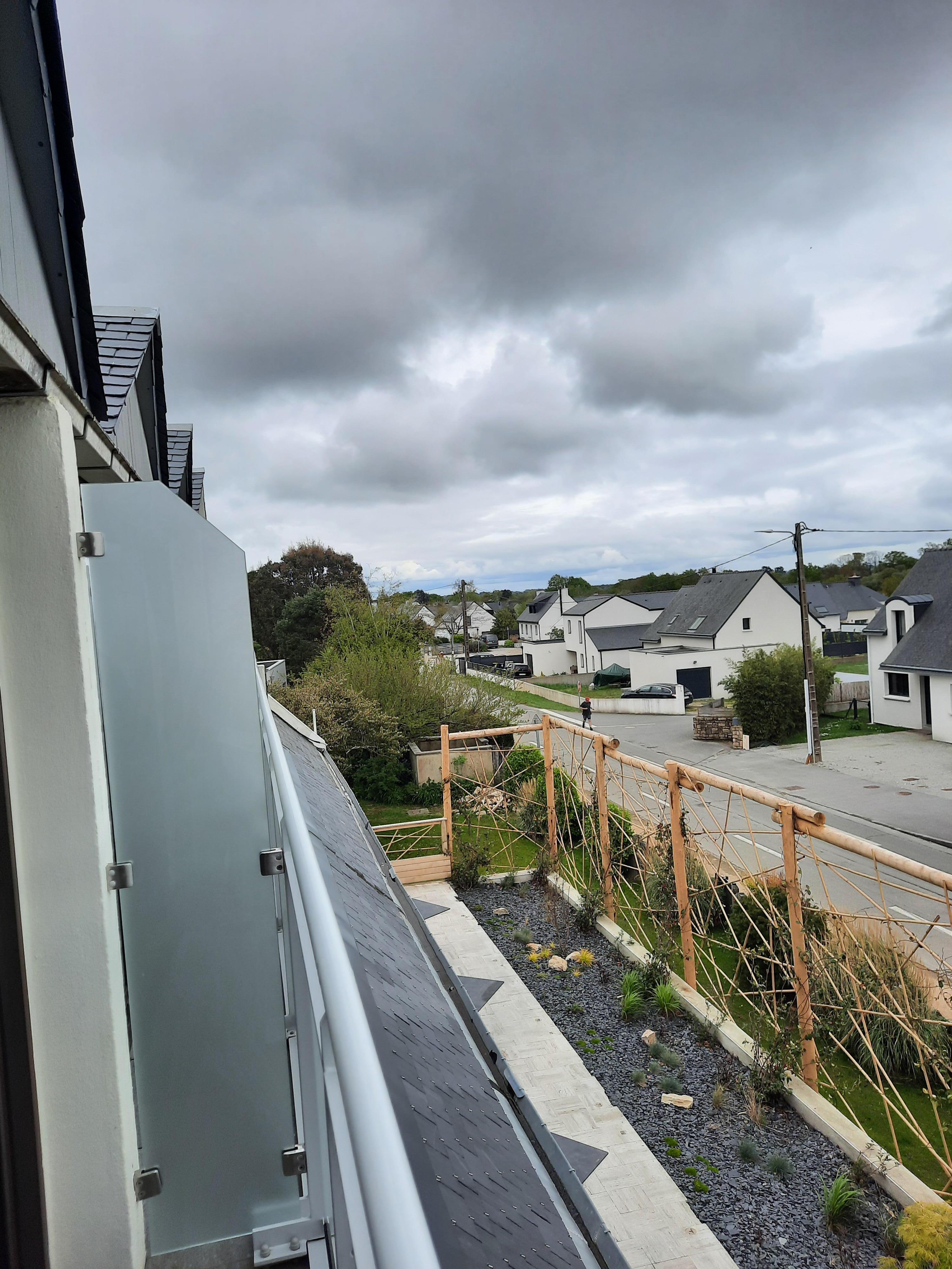 Blick vom Balkon des Hotelzimmers