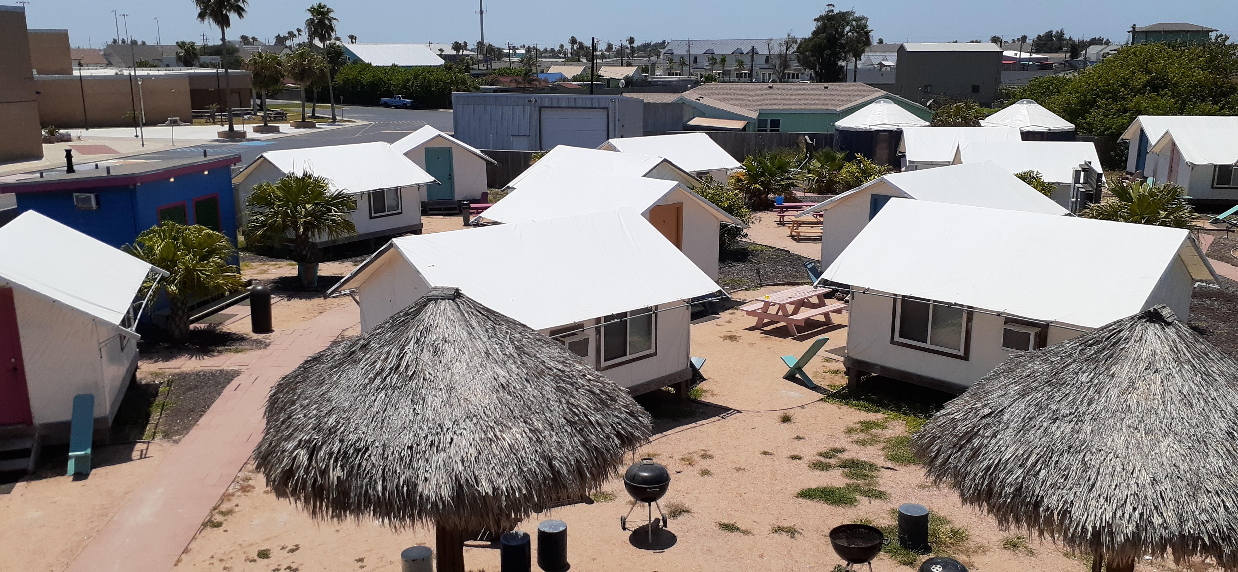 Some of the tents. 