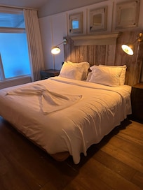 Our room on the second floor. Very pretty!
