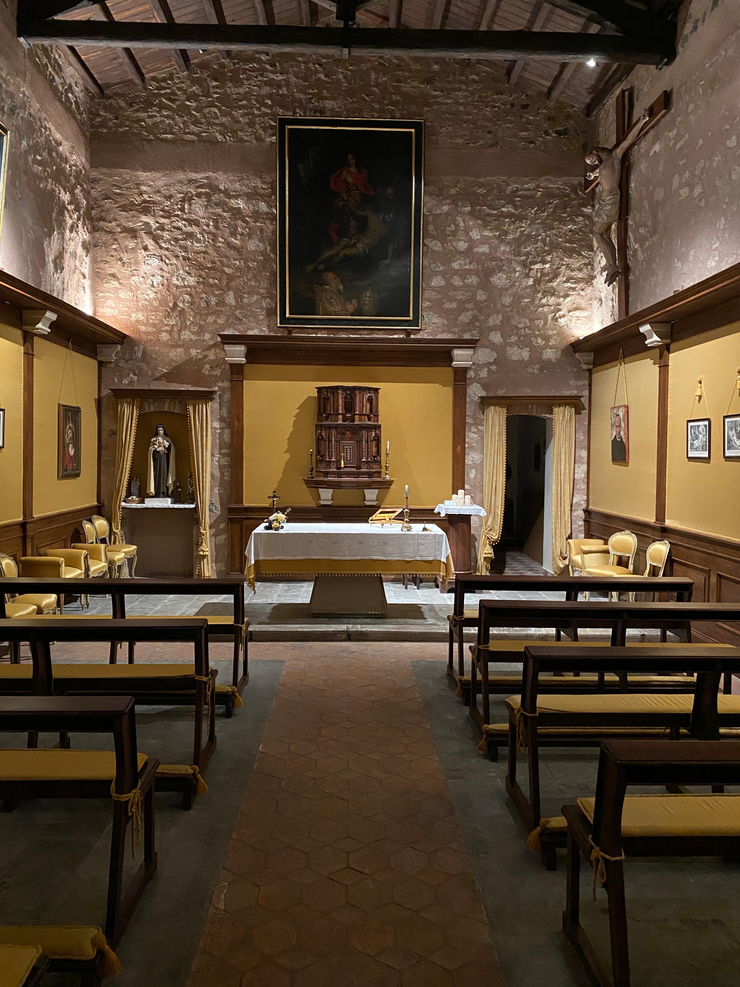 The hotel's chapel, from its former days as a monastery 