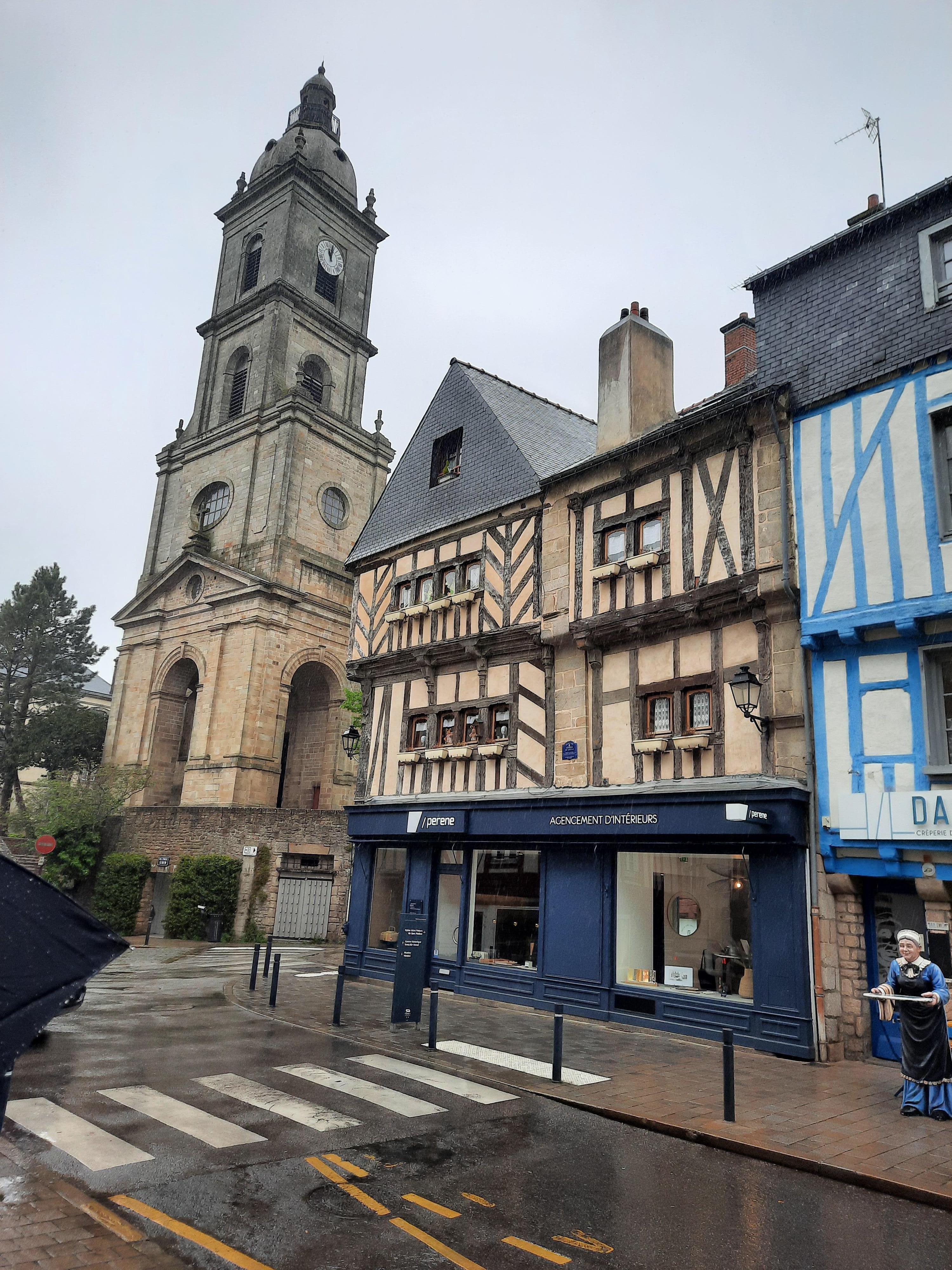 Vannes bei Regen