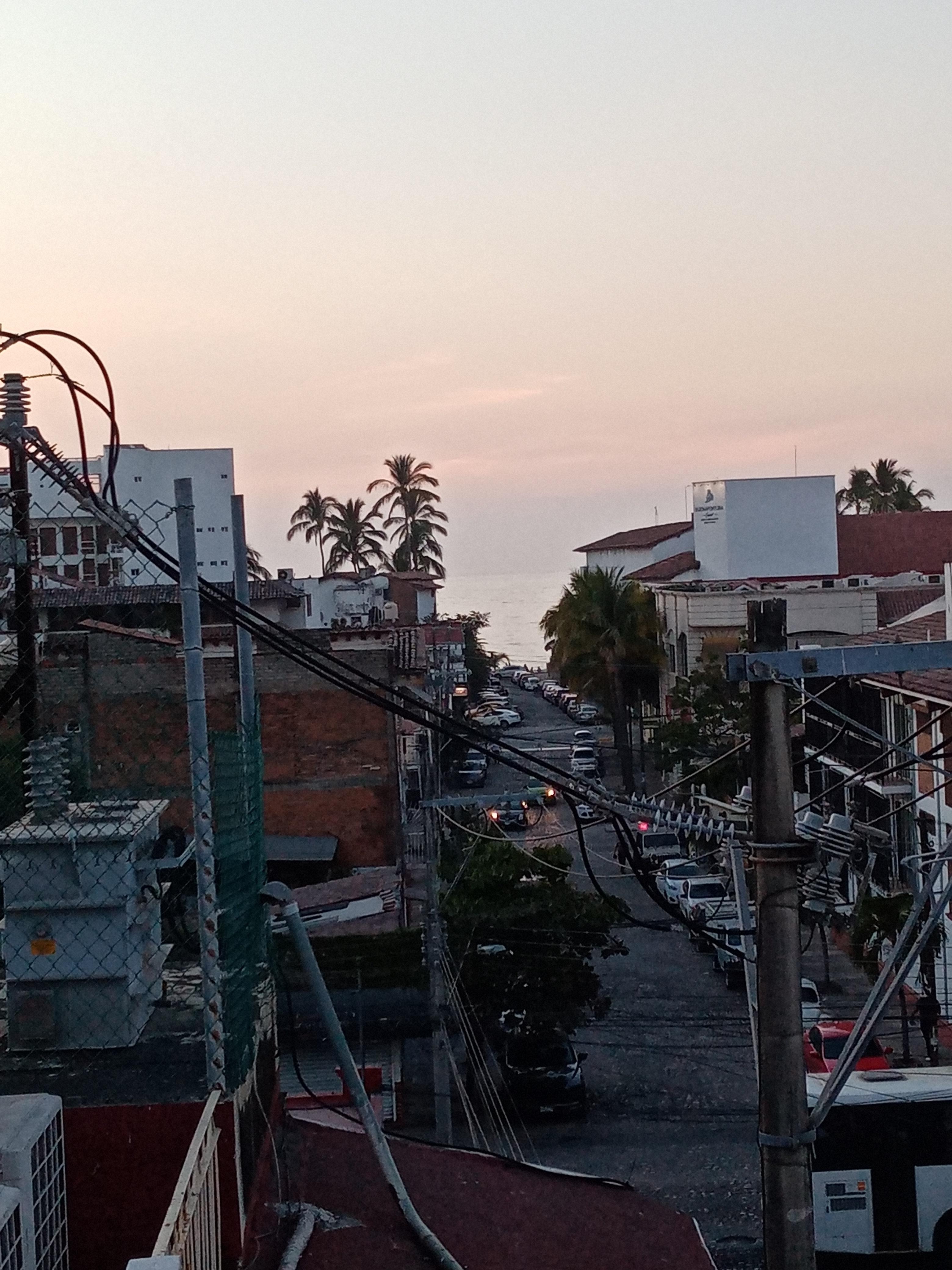 La vista que se tiene desde la azotea del hotel.