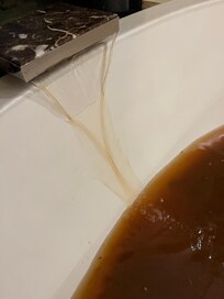 The water flushing itself after being turned off on arrival