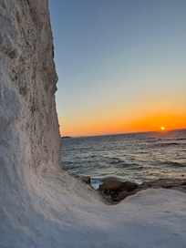 Coucher du soleil à chora
