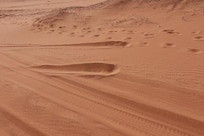 As far as we got before the car got stuck in the sand.