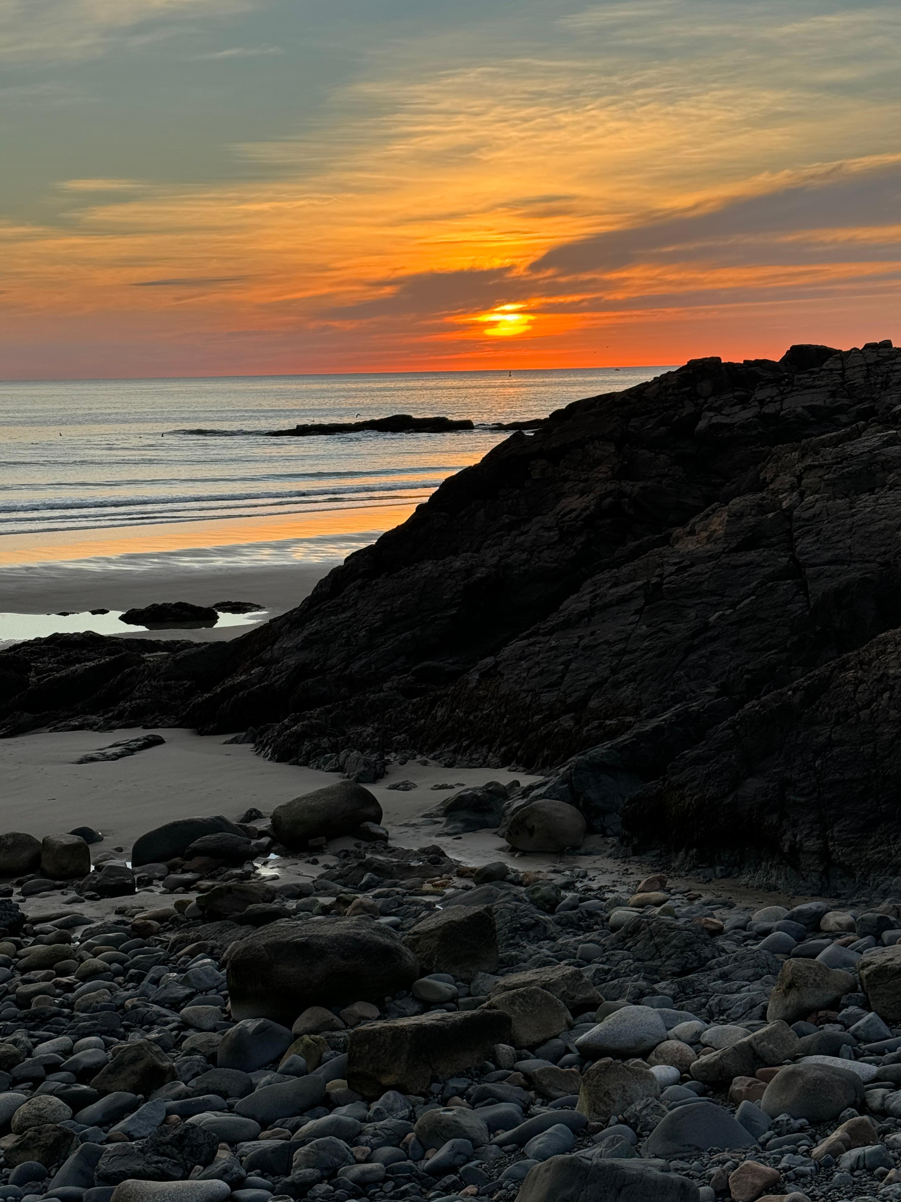 Sunrise along the Marginal Way