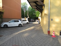 Gate locked at 9pm in you  stay in till morning or leave car out in road