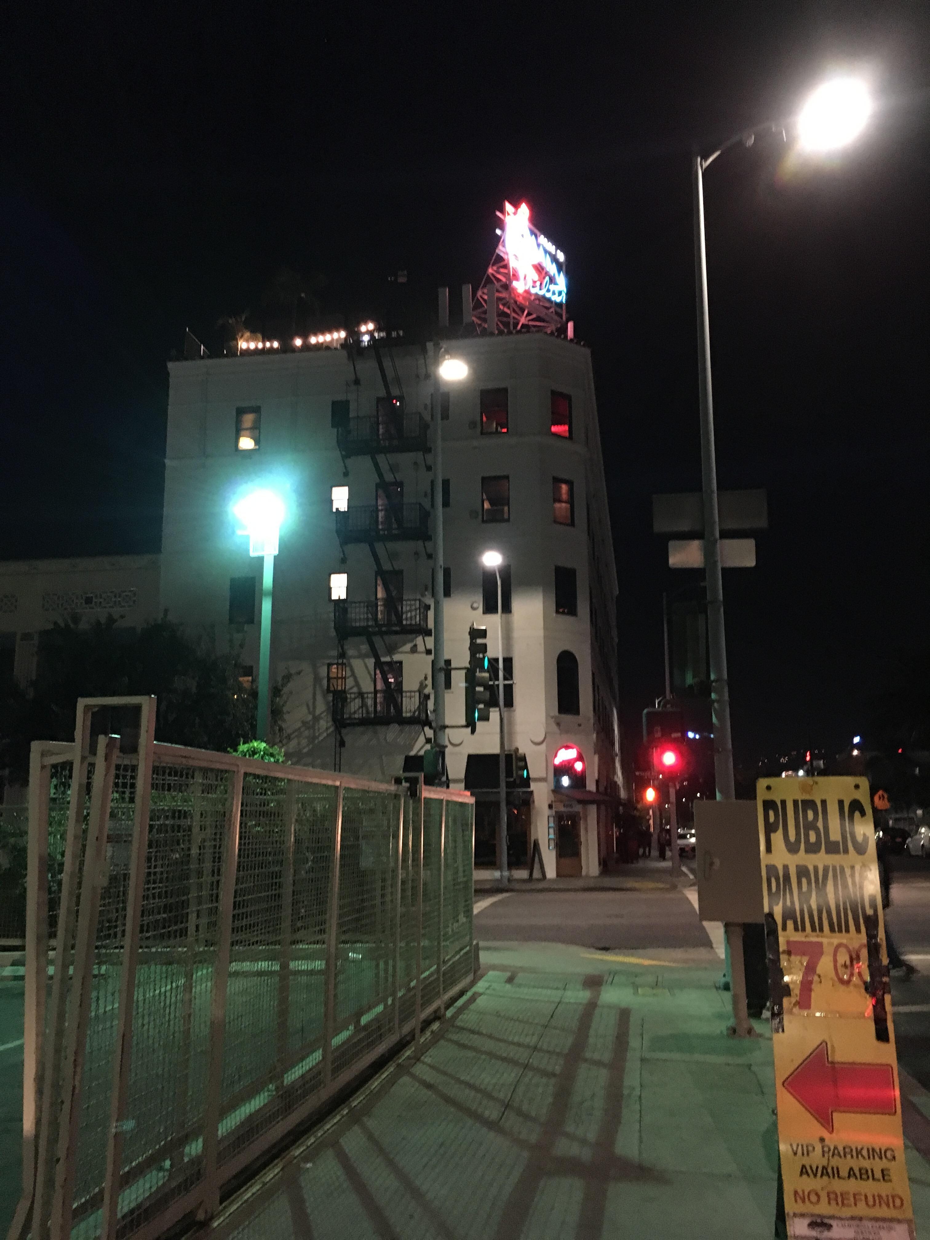 Hotel at night