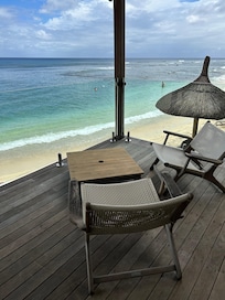 Terrasse front de mer