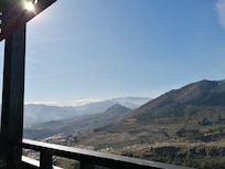 Blick vom Zimmer Balkon