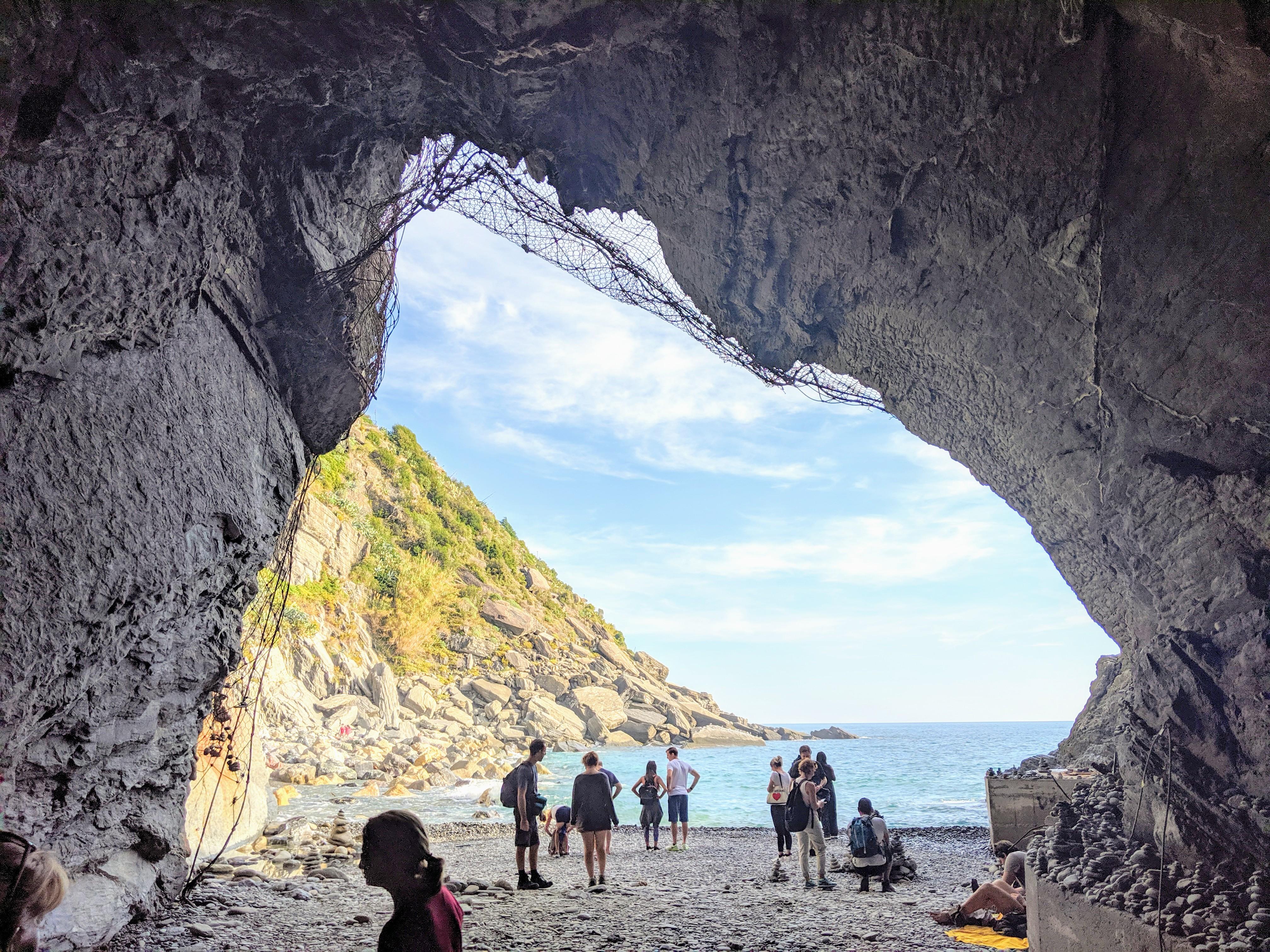 Tunnel to beach