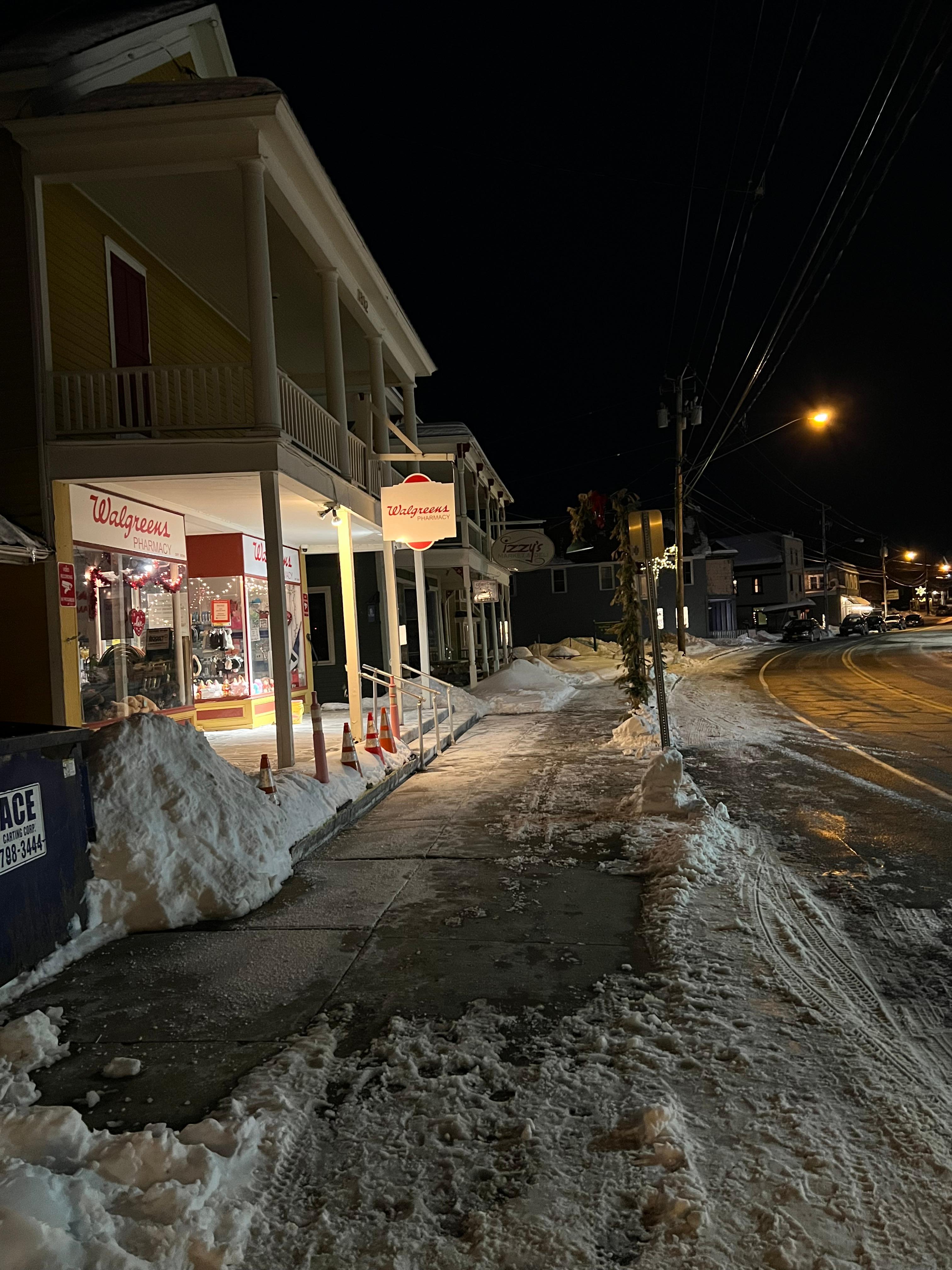 Main Street kind of a ghost town