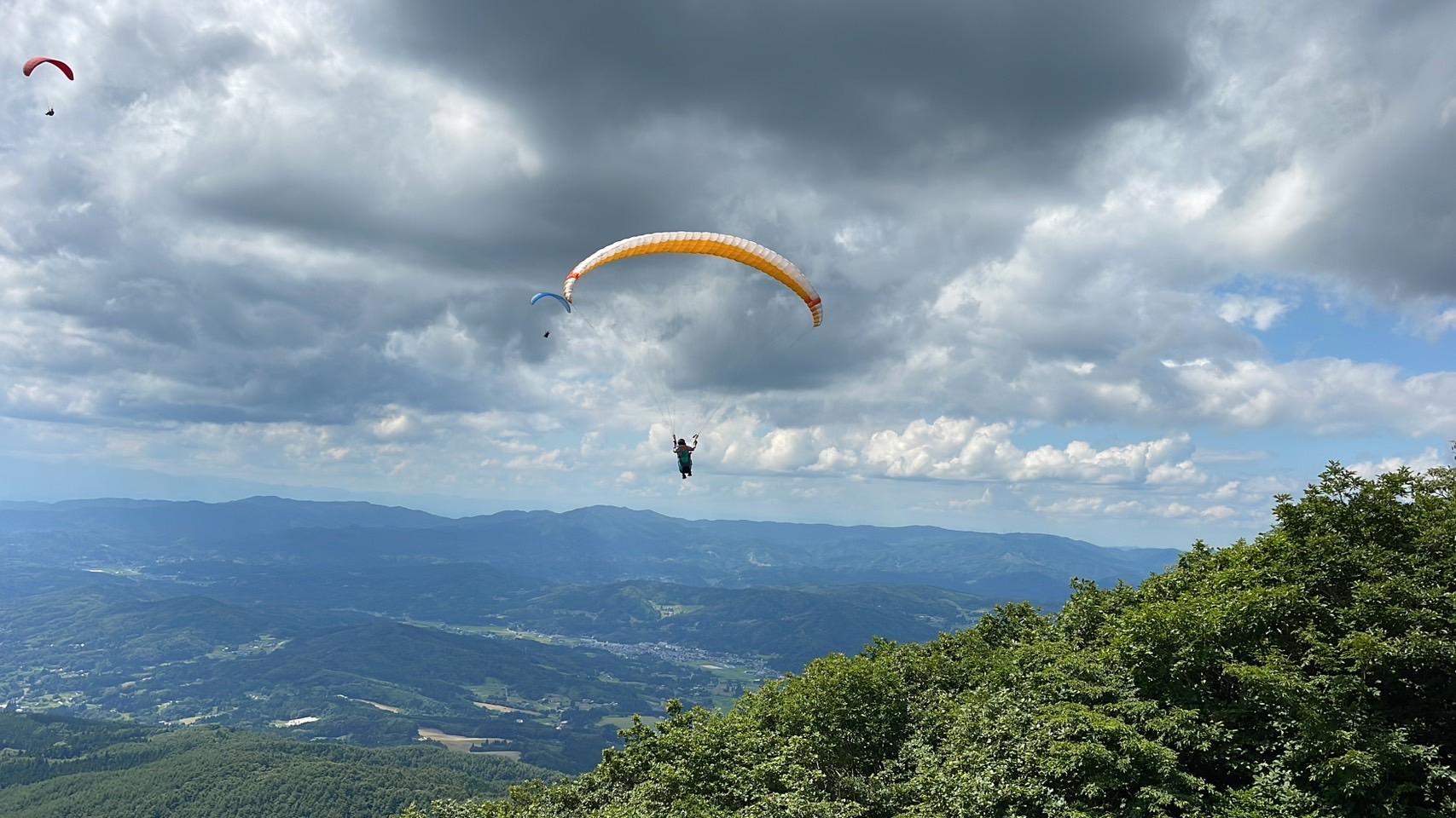 夏の山形、白鷹で飛びました。