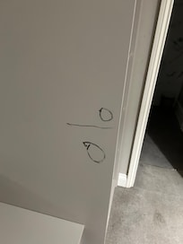 Drawing on walls