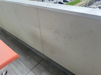 Balcony paintwork