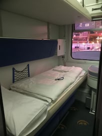 Unterbett Schlafwagenabteil