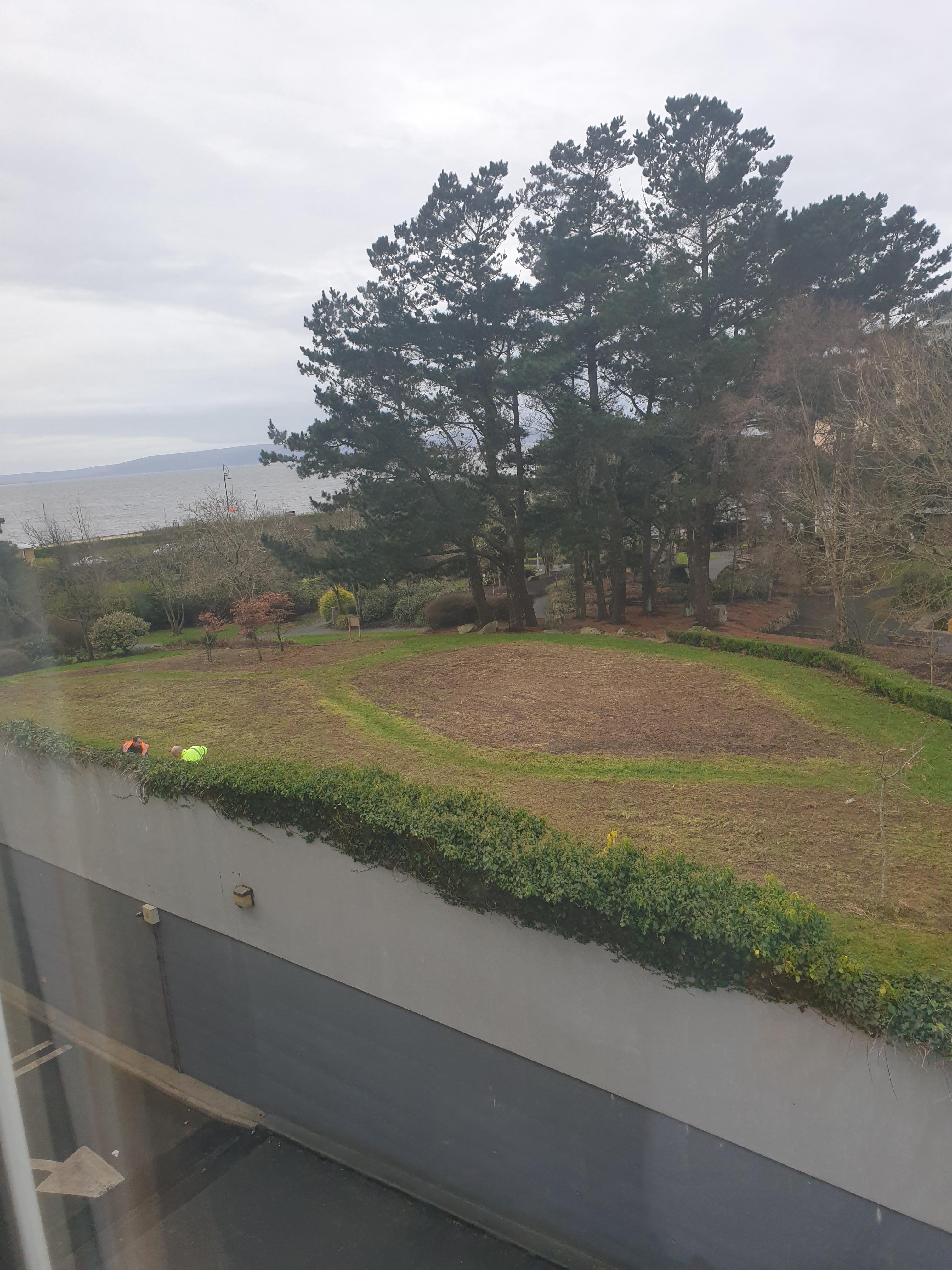 Side view from bedroom.