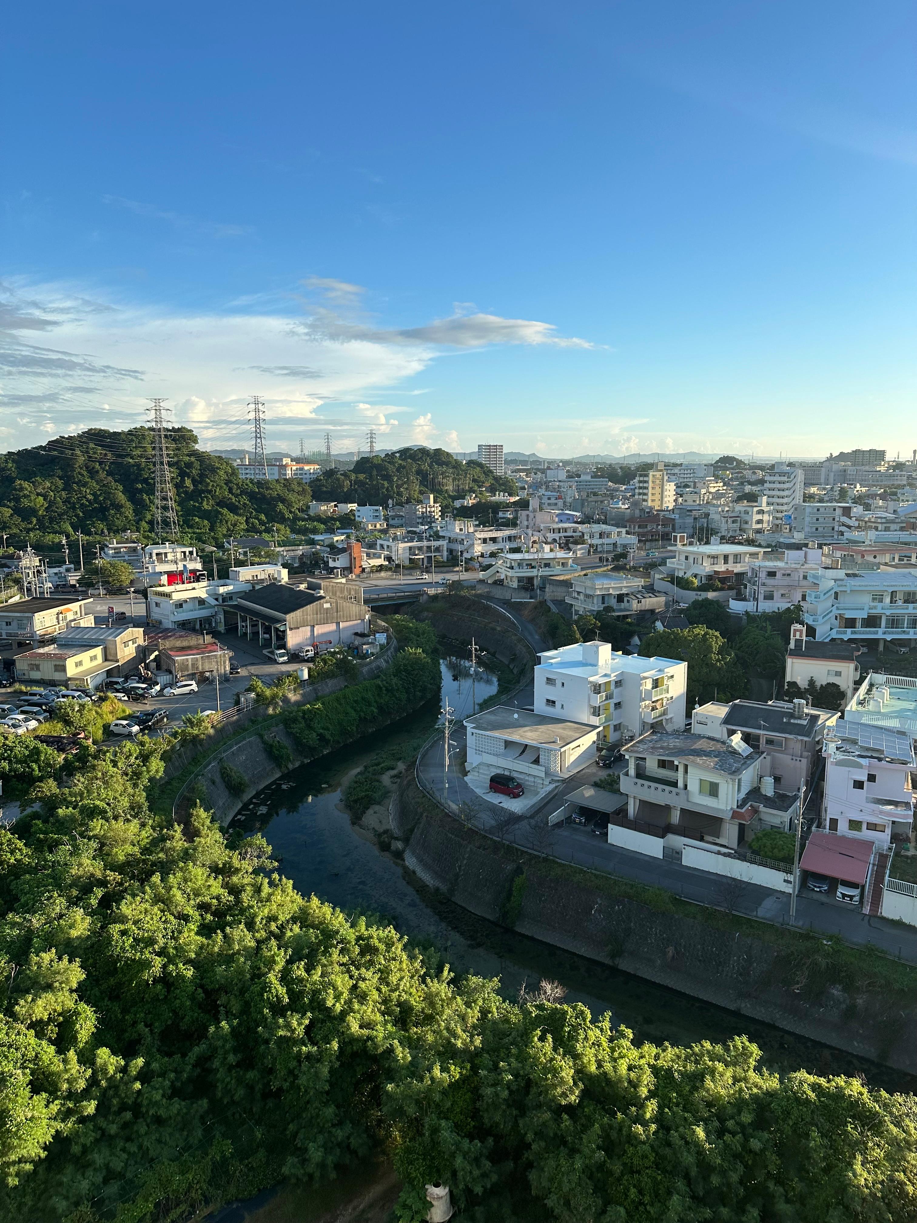 ベランダからの景色