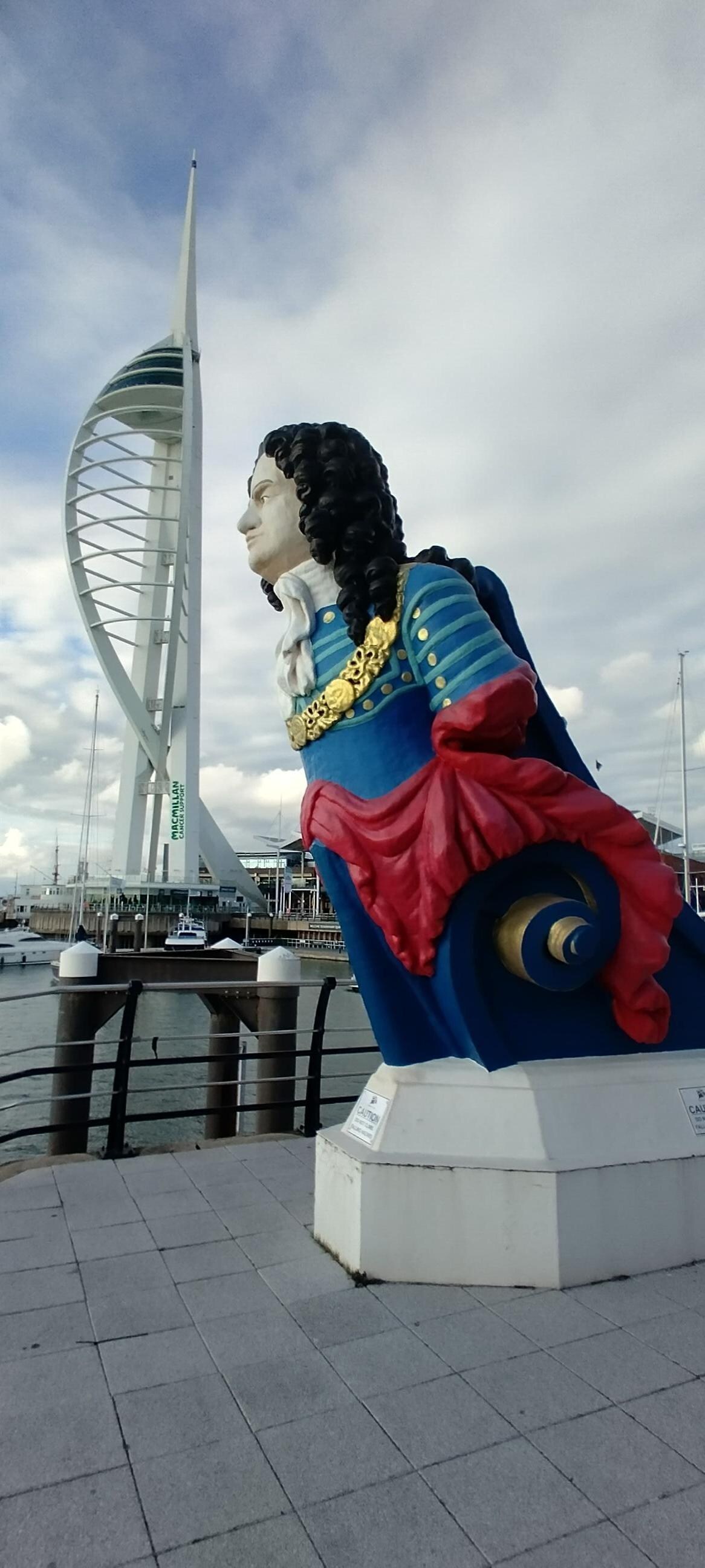 Day scene of Portsmouth harbour