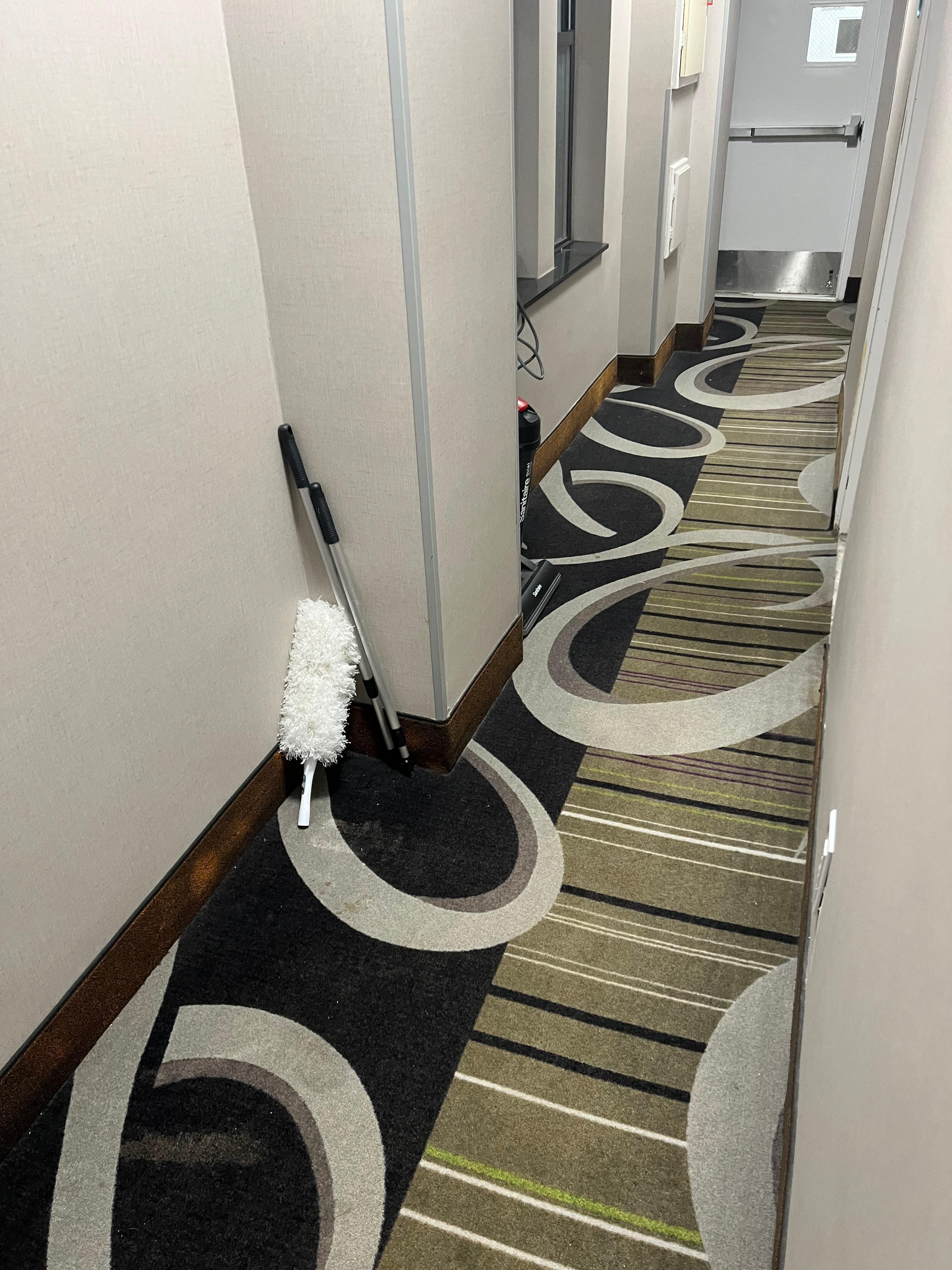 Housekeeping storage in hallways?
