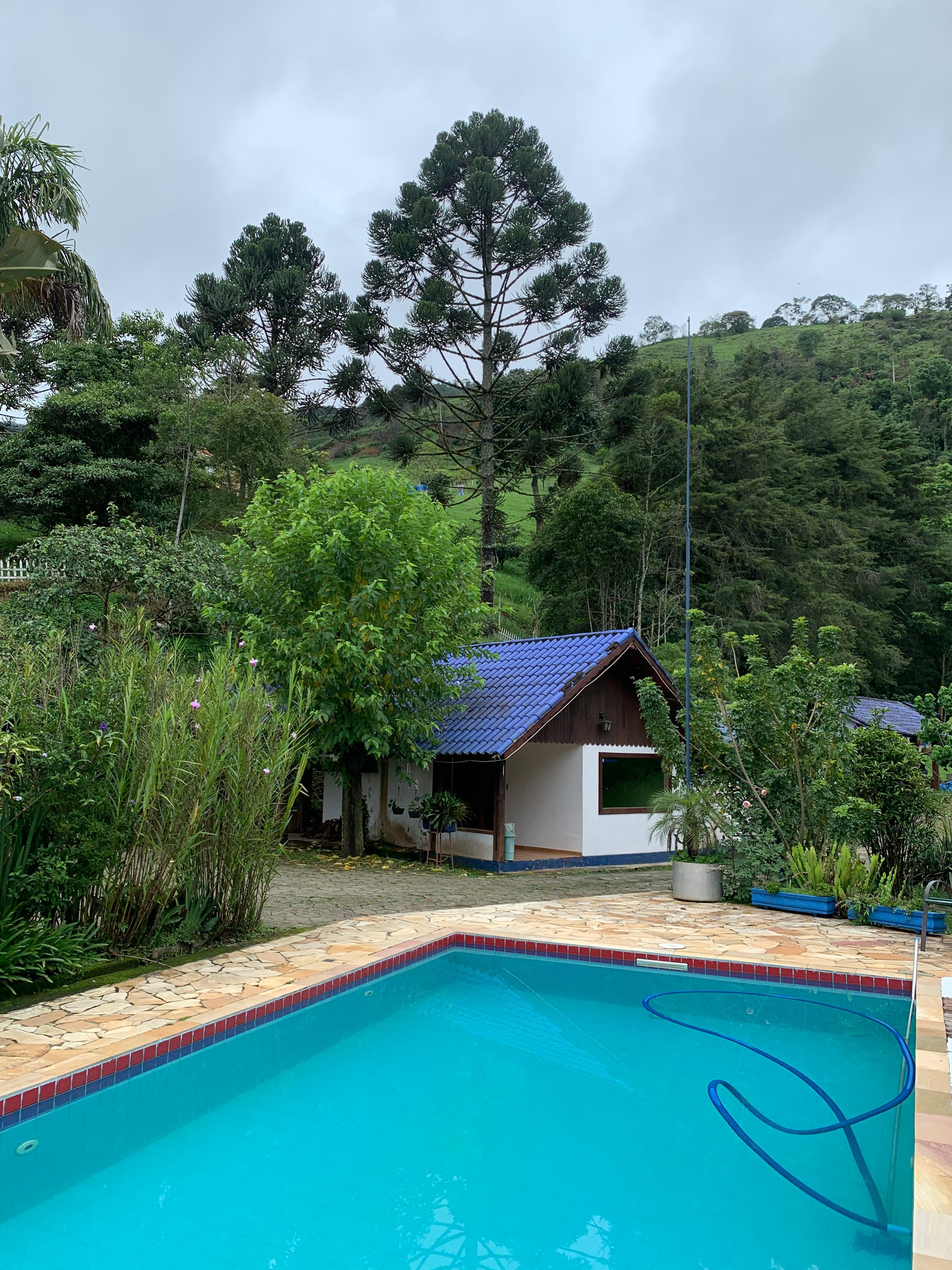 Área da piscina e Sauna 