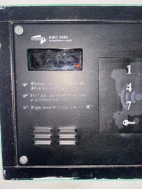 Code panel street entrance