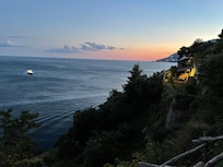 Sunset from the path