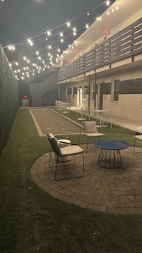 Outside
