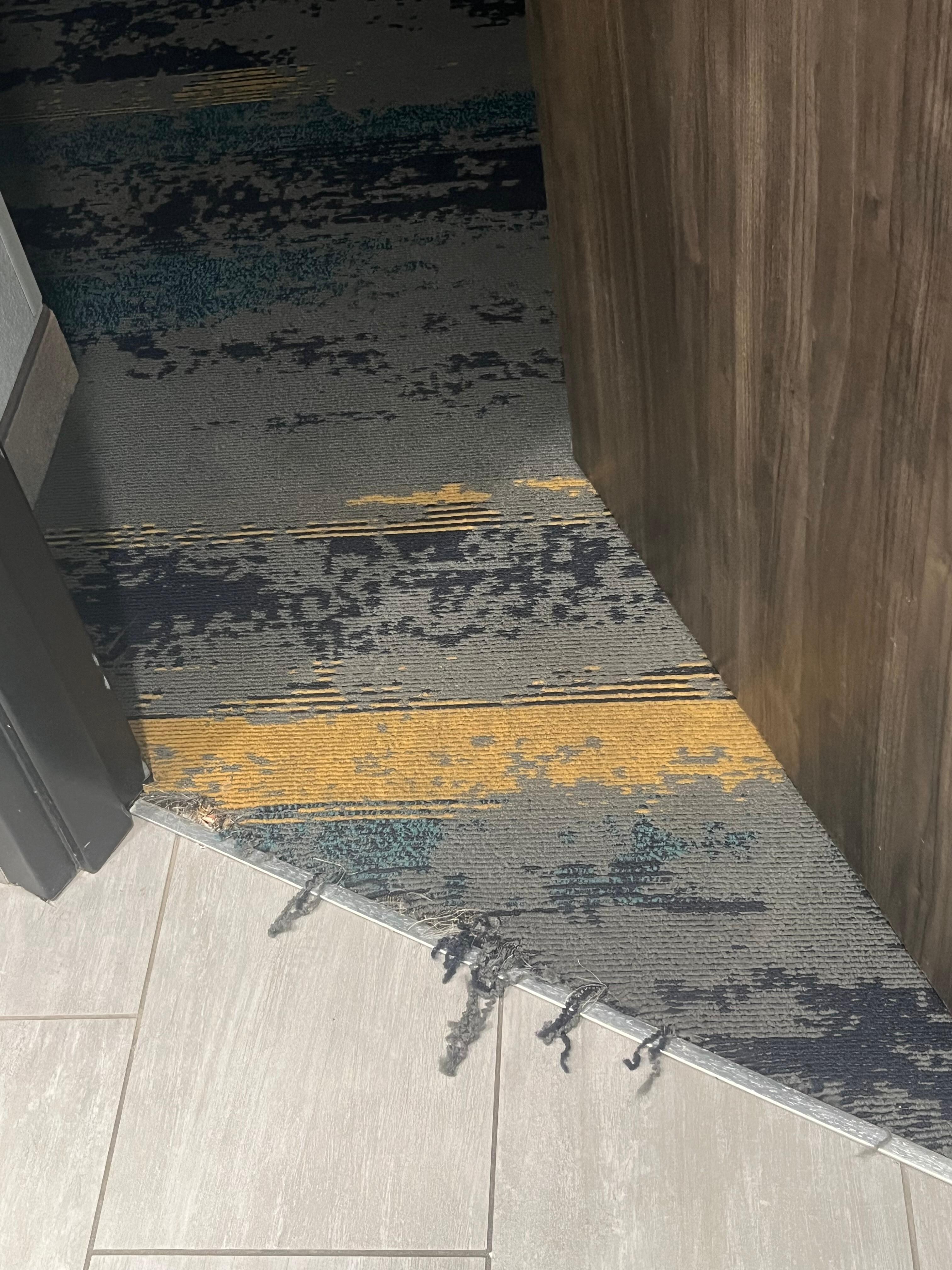 Entrance to bathroom