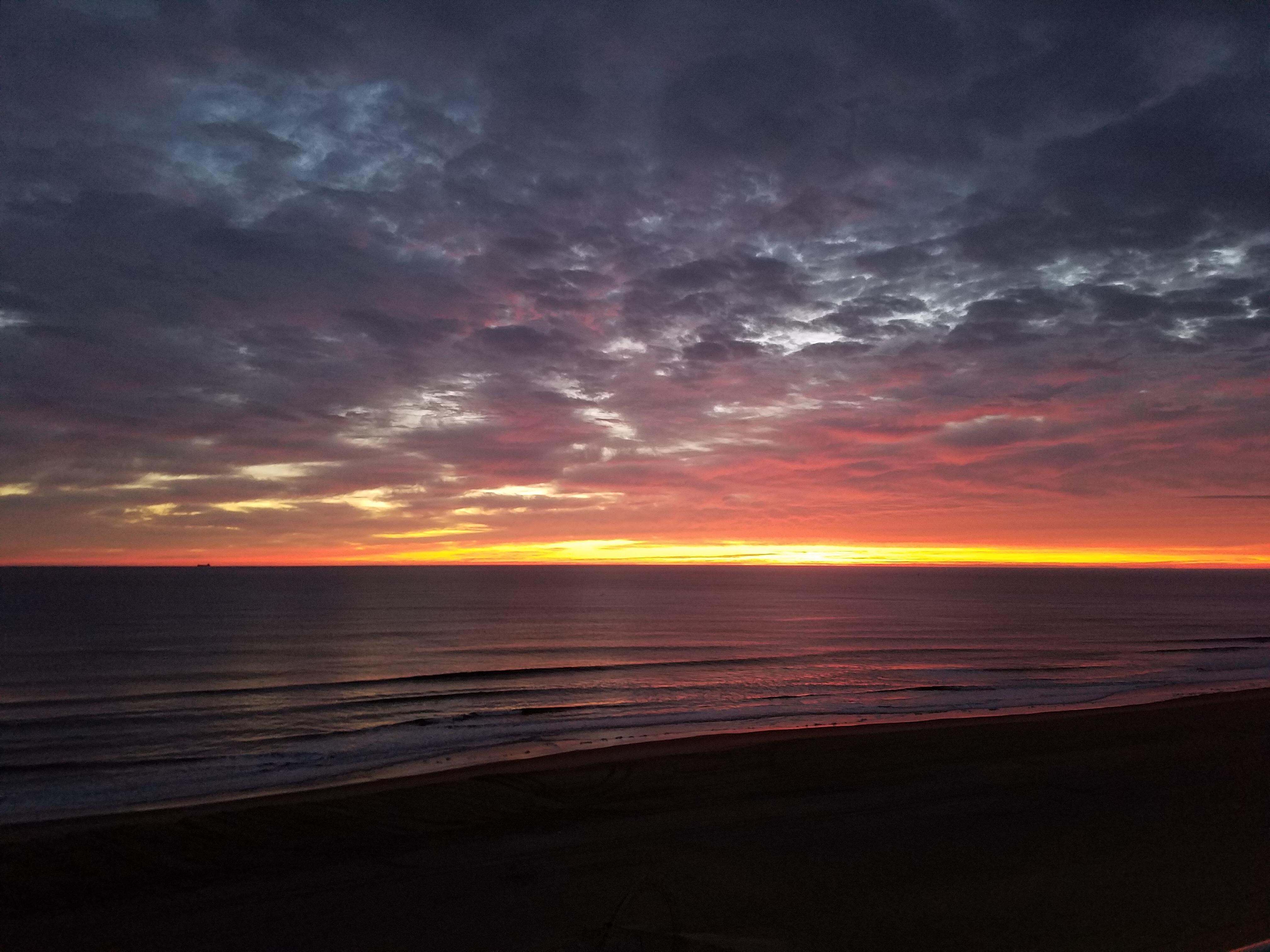 View from our oceanside balcony