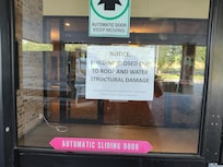 Paid a nonrefundable visit to arrive & find this posted on front property doors