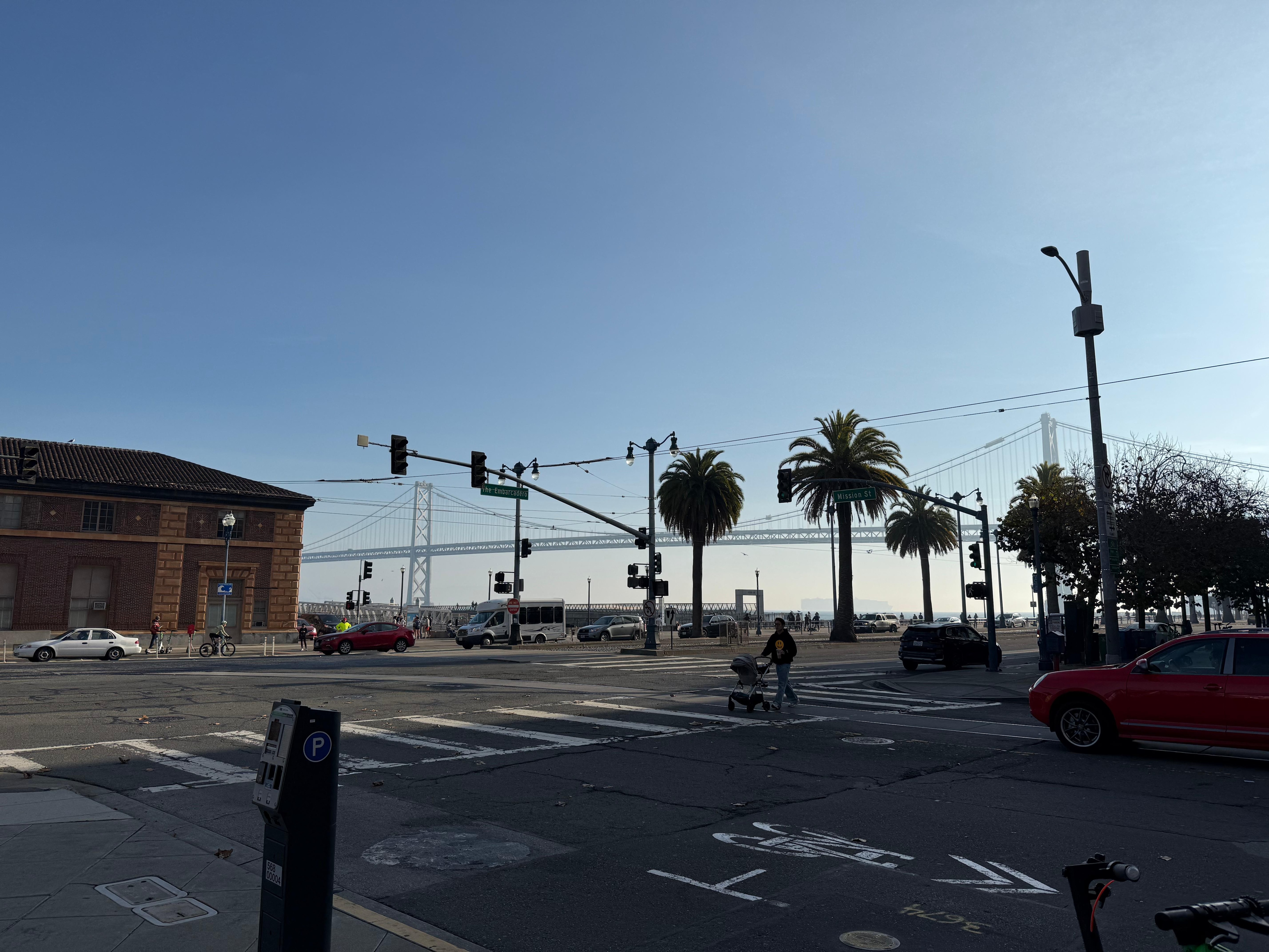 behind the location is The Embarcadero