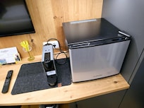 Fridge and coffee maker