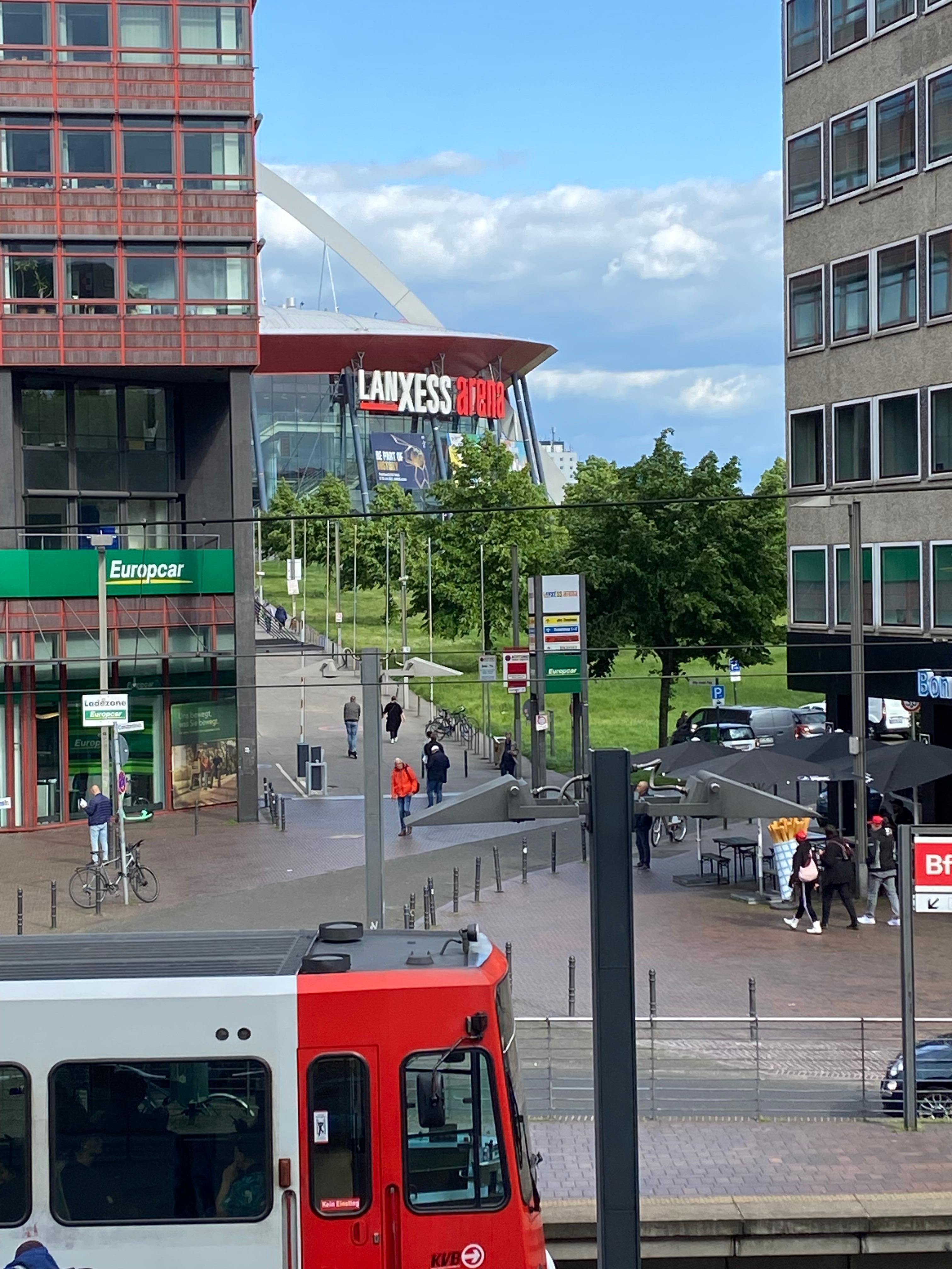 View of Lanxess from our room. 