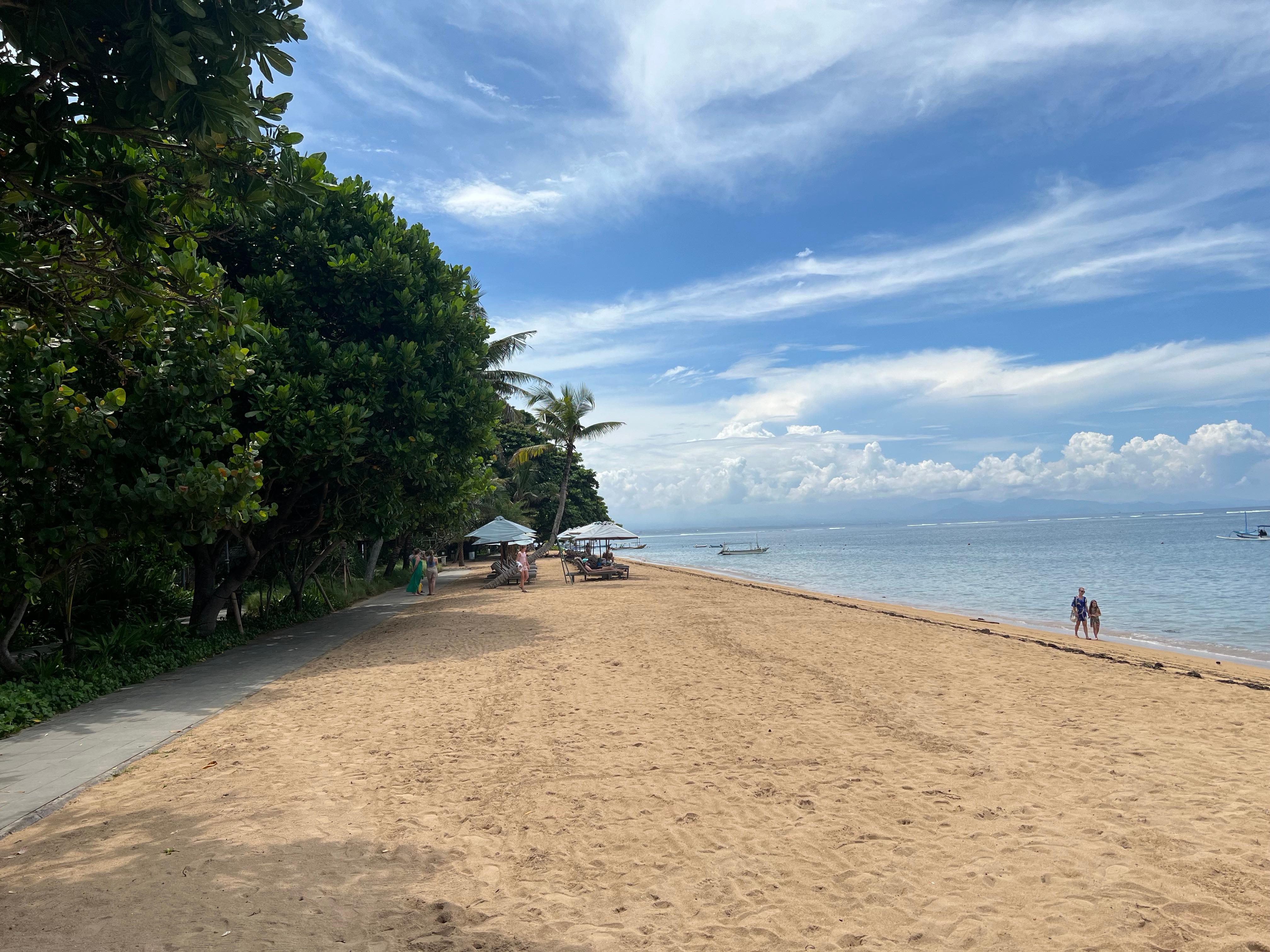 Beach close by the hotel