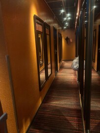 Corredor de acesso aos quartos